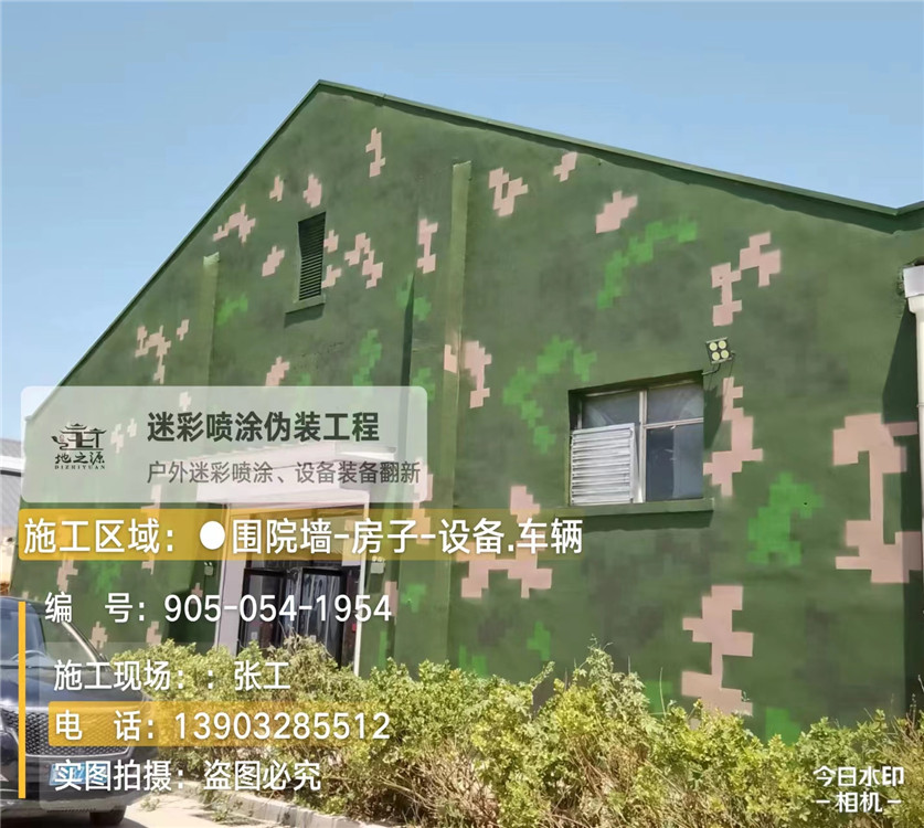 哈尔滨外墙数码迷彩漆施工报价清单（100㎡标准墙面测算）